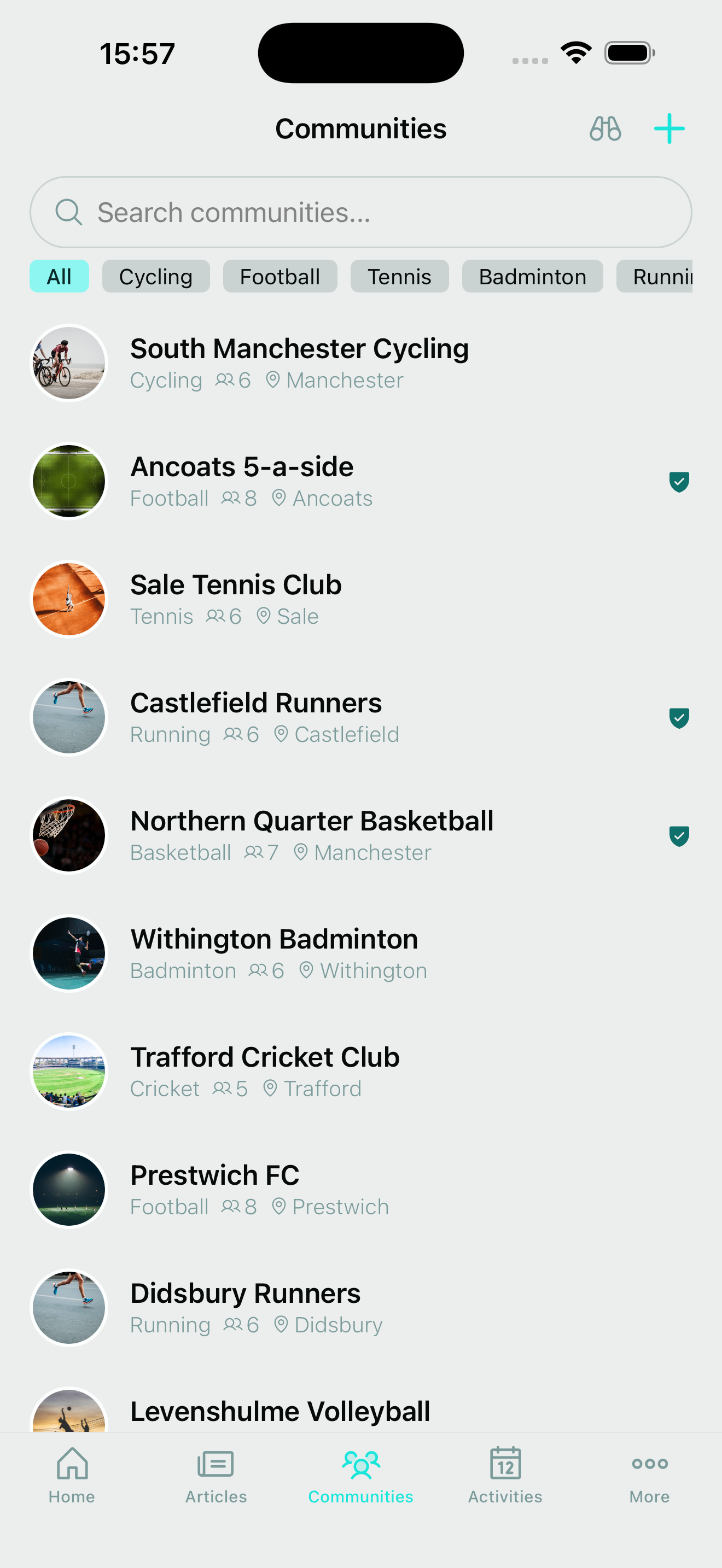 Your sports communities